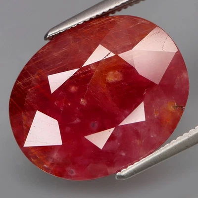 16.21Ct.Precious Gem Natural HUGE Purplish Red UNHEATED Ruby Winza,Tanzania - Image 1 of 4