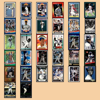 Ken Griffey Jr. Лот из 32 бейсбольных карточек 1992 Topps коллекция Seattle Mariners - Изображение 1 из 4