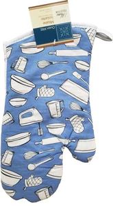 Guante de cocina grande impreso para horno (7"x13") ARTÍCULOS DE COCINA, SARTENES, HERRAMIENTAS EN AZUL, GR - Imagen 1 de 6