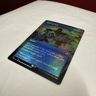 X1 Foil Borderless Force of Will from DMR - Image 1 of 4