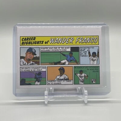 2022 Topps Heritage Wander Franco 1973 Topps Comics RC #73TC-4  - Image 1 of 2