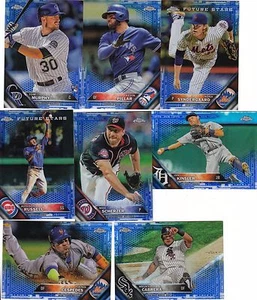 2016 Topps cromo refractor azul Kevin Pillar #102 Blue Jays/150 - Imagen 1 de 2