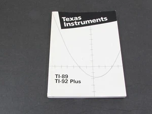 Texas Instruments TI-89 TI-92 Plus 1999 manual del propietario libro de instrucciones - Imagen 1 de 4