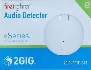 New ListingFire Fighter Audio Detector eSeries Enhanced Security 2Gig-Ff1E-345