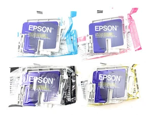 Epson T0321 T0322 T0323 T0324 Kit 4 Cartridges Original C70/C80/ C82/CX5200/ - Picture 1 of 4