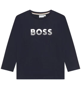 Hugo Boss Kids Long Sleeve Navy Blue [J25M15-849] - Picture 1 of 1