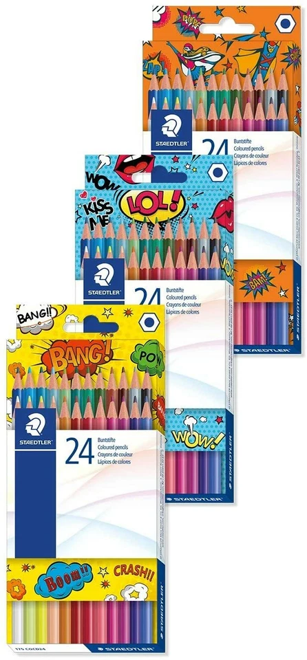 Staedtler Hexagonal Colouring Pencils 24pk - Image 1 of 1