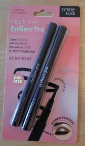 Beauty Concepts Penna Eyeliner Punta in Feltro Confezione Duo - Foto 1 di 1