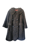 Vtg The Addis Co. Syracuse Ny College-Towne Classics Union Made A-Line Wool Coat