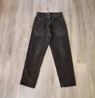 Vintage Tommy Hilfiger Jeans Men's 30x31 Black Freedom Flag Baggy Distressed Y2K