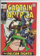 CAPTAIN AMERICA #118 VF (8.0)  2ND APPEARANCE OF THE FALCON & REDWING