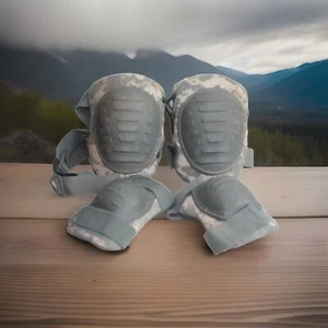US Army Knieschoner und Ellbogen Knee & Elbow Pads ACU Set - Picture 1 of 2