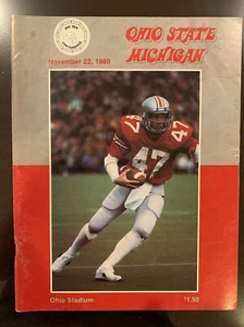 1980 Ohio State v Michigan Football Program - Earl v Bo - Ohio Stadium Columbus - Picture 1 of 1
