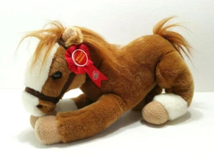 Peluche Wells Fargo leggendario cavallo pony peluche Mack 2012 marrone marrone marrone - Foto 1 di 11