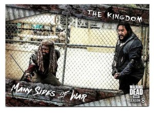 2018 Topps The Walking Dead Season 8 Part 1 Many Sides Of War MSW-3 The Kingdom