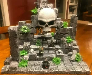 Skull Temple Ruin Set 28mm Dungeons and Dragons Pathfinder d&d Terrain Scenery - Picture 1 of 10