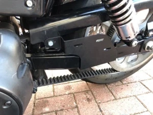 Halterung Ledertasche passend für Dyna Street Bob Fat Bob Harley Davidson Tasche - Bild 1 von 6