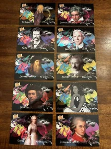 Lot Of (10) 2021 Pieces of the Past Color Ways SP RARE! THE SCREAM/TWAIN/MOZART - Picture 1 of 1