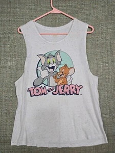 Tom And jerry Women's Tank top White Used XL See Photos - Picture 1 of 11