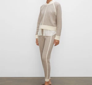 Club Monaco Wool Cashmere Terry Sweatpants Textured Knit Natural Cream M;NWT$398 - Picture 1 of 12