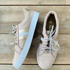 Kaanas Blush Pink Gold Triple Stripe Leather Sneaker Womens Size 8