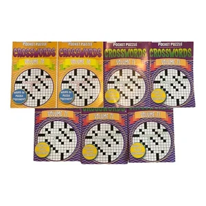 Pocket Puzzle Crossword Volume 70 and 71 Lot of Seven - Picture 1 of 3