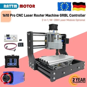 【DE】3 Axis USB Mini 1610 Pro CNC Router PVC PCB Wood Milling Laser Engraving - Bild 1 von 17