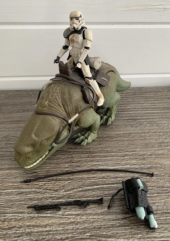 Star Wars Black Series Sandtrooper and Dewback Loose Complete Cover