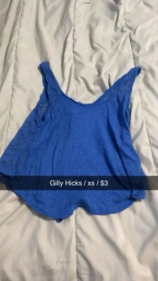 Blue Gilly Hicks Tank Top - Image 1 of 2