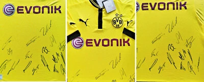 Trikot PUMA Borussia Dortmund 2012-2013 Home I Signiert Autogramme BVB Team - L - Bild 1 von 4
