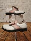 Top Flite Golf Shoes Pink White Flexi Spikes Removable Kilties  Womens Size 7 M 