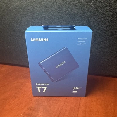 SSD portátil Samsung T7 2 TB MU-PC2T0H (0777) nuevo Foto 1 de 4