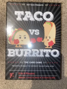 Taco vs Burrito The Wildly Popular Juego de Cartas Estratégico ¡Nuevo Precintado! - Imagen 1 de 3