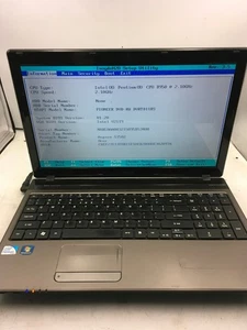 ACER ASPIRE 5750Z-4835 - BOOTS TO BIOS - INTEL PENTIUM B950 - 4GB RAM - READ -BB - Picture 1 of 8