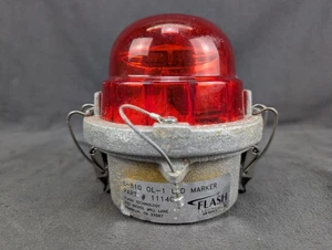 Flash Technology FAA L-810 rote LED-Einzelleuchte, 120-240 V, MKR3601, 114000 - Bild 1 von 9