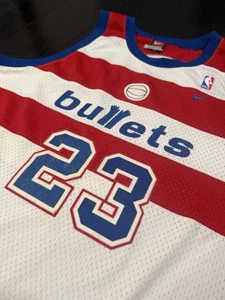 Nike Swingman Michael Jordan Washington Bullets Trikot Gr. 4XL Selten Vintage Y2K - Bild 1 von 8