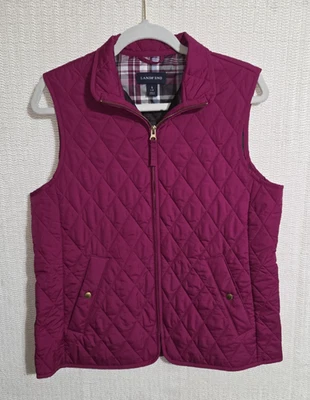 Chaleco acolchado Lands' End para mujer talla S 6/8 ropa exterior Foto 1 de 4