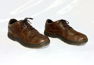 Rockport Uomo Taglia 8 - Scarpe in Pelle Marrone - WWT17W - Foto 1 di 10
