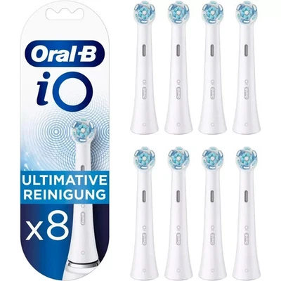 Oral-B iO Ultimative Reinigung Ersatzbürste - Weiß, 8 Stück [NEU] [OVP]