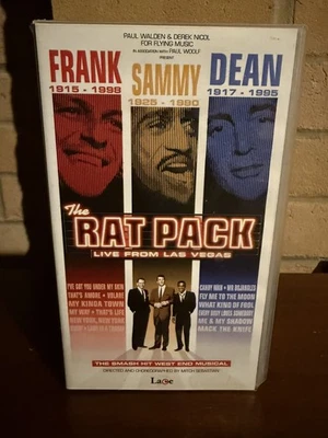 THE RAT PACK - LIVE FROM LAS VEGAS - WEST END MUSICAL - VHS (UK) RARE Vintage  - Image 1 of 4