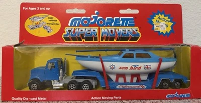 Majorette Super Movers 3060 Sailboat + Transporter Die Cast - Image 1 of 4