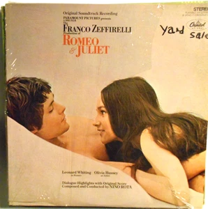 ROMEO & JULIET Franco Zeffirelli - Film Soundtrack 1968 Capitol LP - Imagen 1 de 1