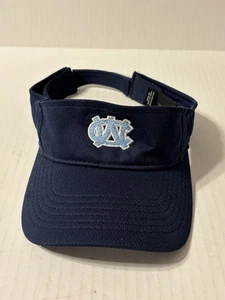 UNC University of North Carolina Tarheels Sun Visor Hat Navy - Picture 1 of 5