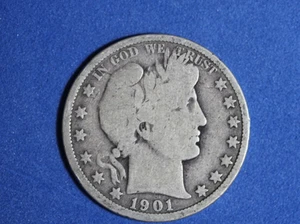 1901-O Barber Half Dollar Silver #P29877 - Picture 1 of 2