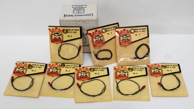 Bombillas de grano de trigo transparentes vintage Aristo-Craft HO, rojas 8 paquetes Japón 12V Foto 1 de 2