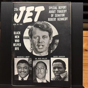 Vtg 1968 JET Magazine Black History Civil Rights RFK Robert Kennedy Cover * Soul - Picture 1 of 3