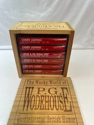 Vintage Comedy Of P.G. Wodehouse Quintessential British Humor Cassette Tapes - Image 1 of 4