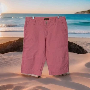 Lee One True Fit Misto Lino Capris Donna Taglia 16 Medium - Foto 1 di 6