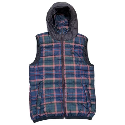 Scotch & Soda с капюшоном пуховик жилет размер M клетку зимняя куртка Primaloft выстеганная - Изображение 1 из 4