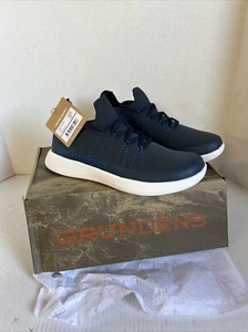 Grundens Seaknit Navy Blue Boat Shoe - Size 11-NIB - Picture 1 of 7
